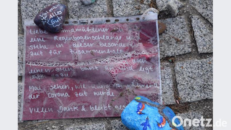 Auch diese Botschaft ist in Schmidmühlen angekommen - der Verfasser ist unbekannt, aber er meint es sicher ehrlich für jeden Bürger. Bild: bö