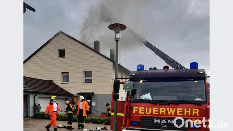 Der Schaden am Gebäude wird auf etwa 100 000 Euro geschätzt. Bild: Stefan Löb