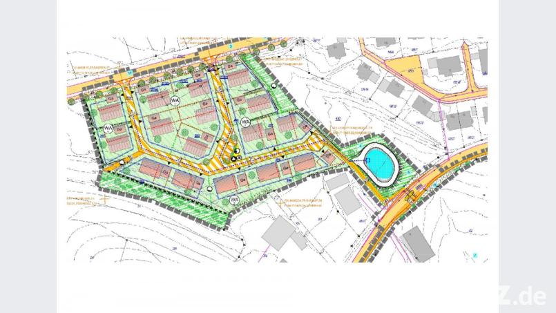 Der Bebauungsplan Freudenberg-West. Repro: sche