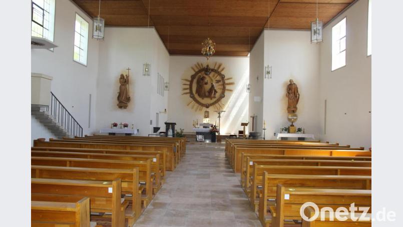 Die Arbeiten in der Filialkirche in Trisching sind nahezu abgeschlossen. Gottesdienst kann schon gehalten werden Bild: ral