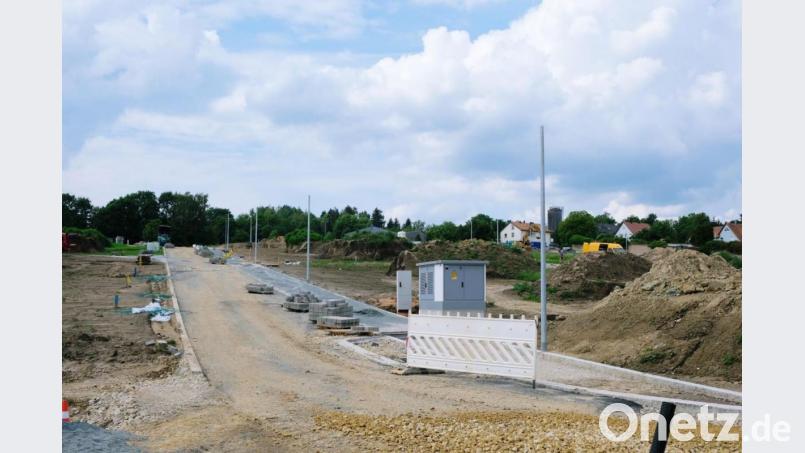 Die Straßenführung im Baugebiet "Esperngasse Ost" ist schon erkennbar. Bild: do