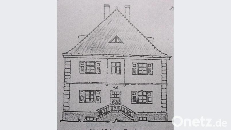 Die ehemalige Schnaittenbacher Polizeistation in der Kick-Rasel-Straße, wie sie bis zum Jahr 1961 bestand. Repro: sh