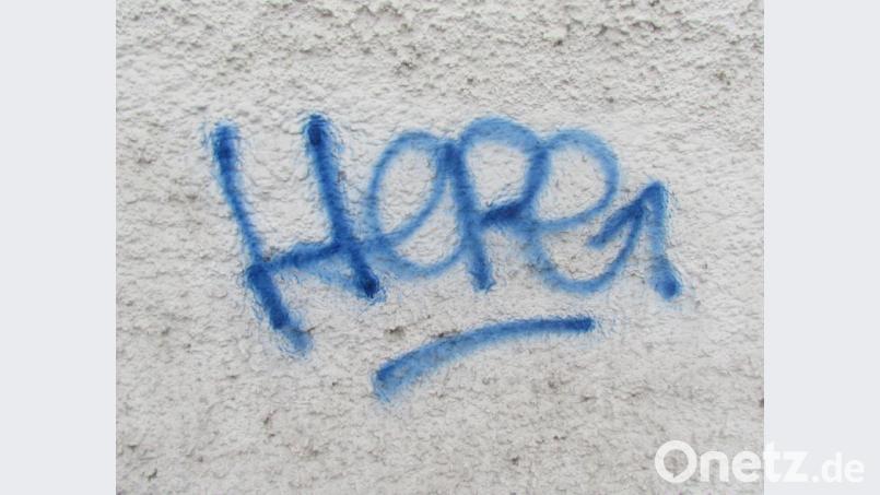 Der Polizei sind mehrere Schmierereien im Neunburger Stadtgebiet gemeldet worden. Bild: Stephan Bergler