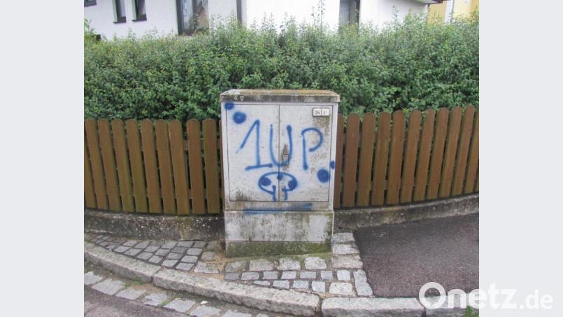 Der Polizei sind mehrere Schmierereien im Neunburger Stadtgebiet gemeldet worden. Bild: Stephan Bergler