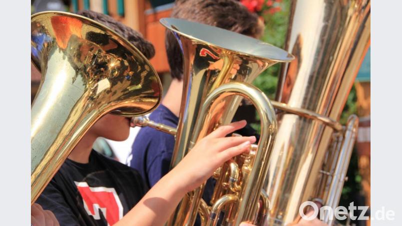 Ab September gibt es eine neue Blechbläserklasse bei der Kemnather Jugendblaskapelle. In Kleingruppen lernen dann die Kinder ein Instrument. Bild: exb
