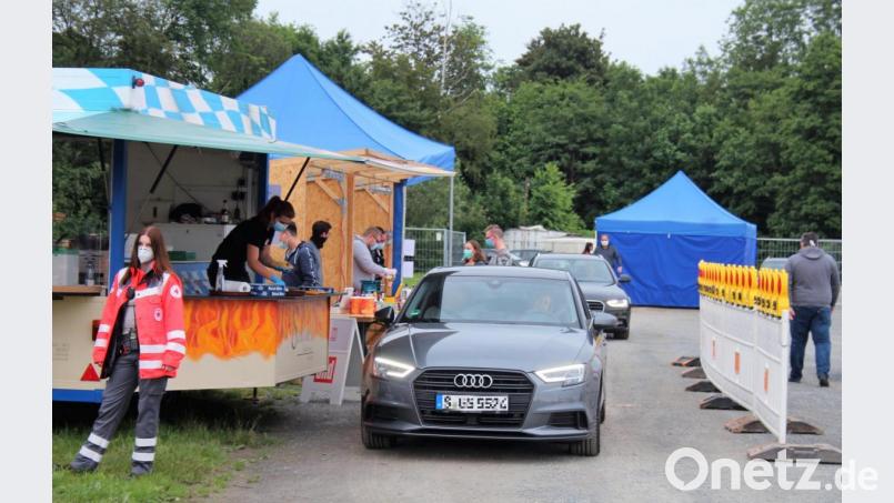 Der &quot;Drive-In&quot; sorgte für die passende Verpflegung am Kinoabend. Bild: stg