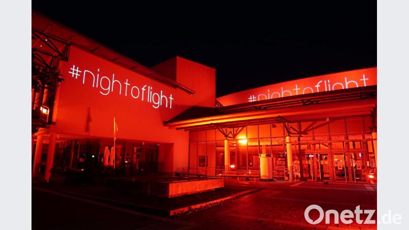 Mit der &quot;Night of Light&quot;-Aktion will die Event-Branche auf ihre wirtschaftlichen Probleme aufmerksam machen, die von der Coronakrise ausgelöst wurden. Bild: Kunz
