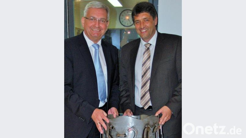 Im August soll es ein Wiedersehen zwischen den Bürgermeistern Alfred Riedl aus Grafenwörth (links) und Edgar Knobloch aus Grafenwöhr (rechts) geben. Bild: rgr