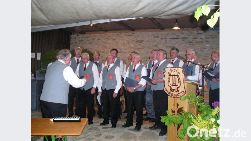 Eigener Auftritt beim 100-Jährigen im “Sengerhof“; Bild: fsc
