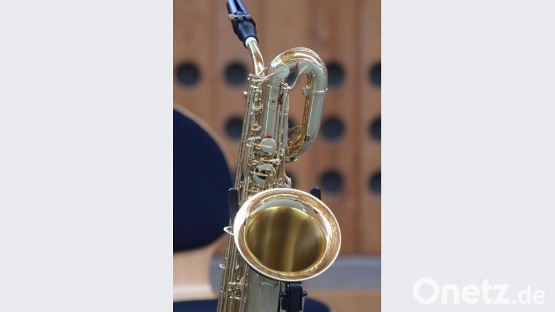 Für die musikalische Umrahmung sorgte das Saxophonquartett des Polizeiorchesters Bayerns. Bild: mfh