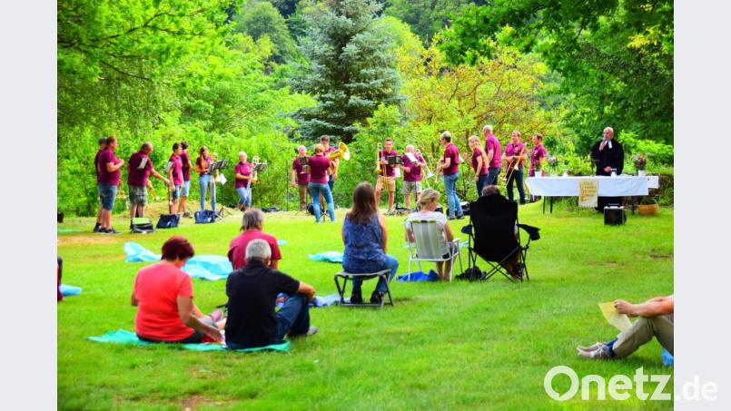 Heuer fand der Gottesdienst am Johannistag ausnahmsweise am Bergl statt Bild: wku