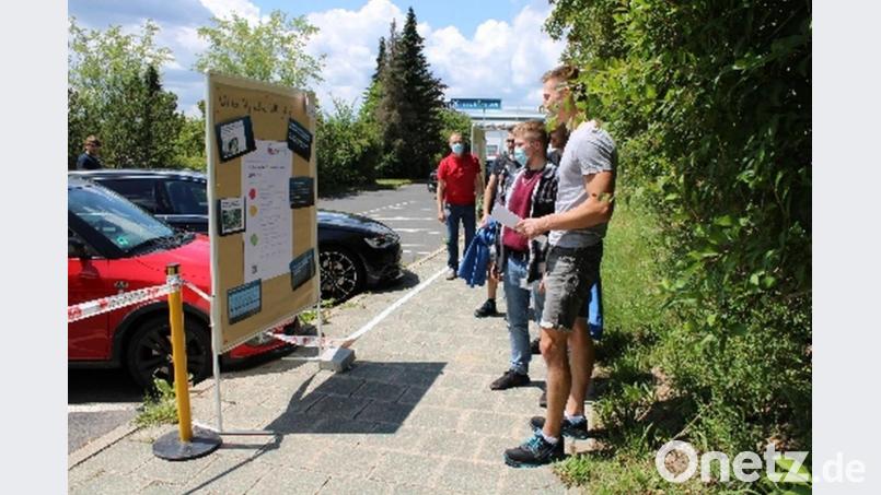 Protestaktion bei der Firma ZF in Auerbach. Bild: IG Metall
