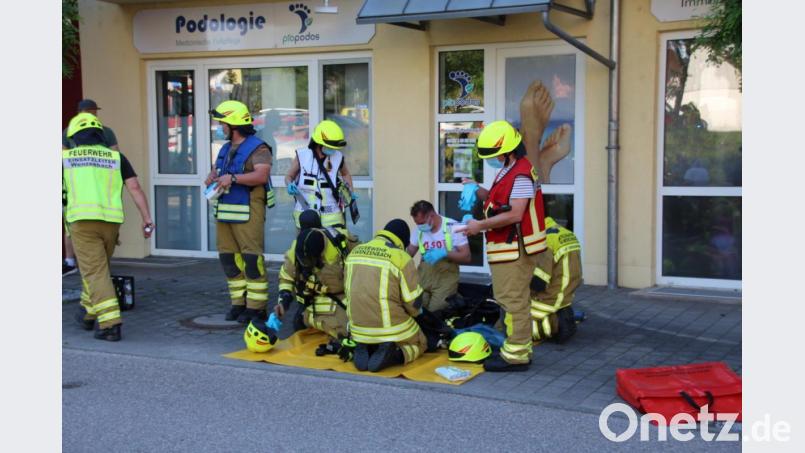 Ein Wäschetrockner löste in Wenzenbach einen Großeinsatz aus. Bild: Alexander Auer
