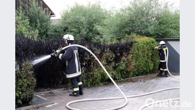 Der Brand wurde schnell abgelöscht, bevor es auf ein benachbartes Gebäude übergreifen konnte. Bild: jma