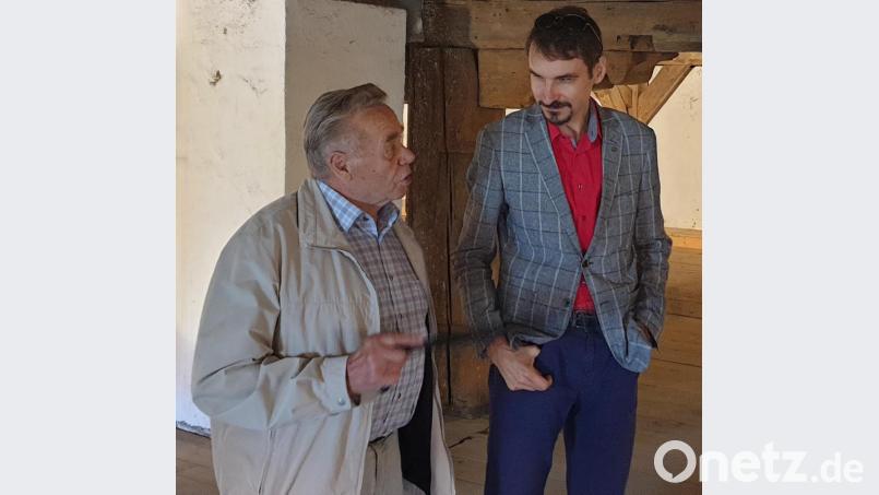 Josef Hauer (links) im Gespräch mit Antonín Jalovec. Bild: gjb