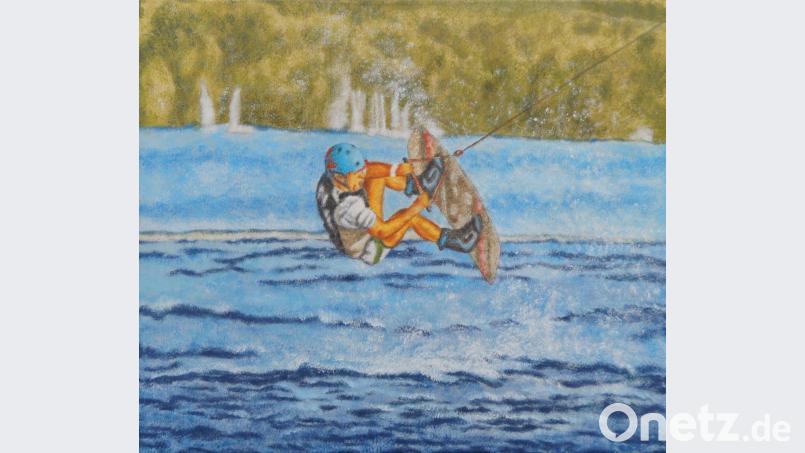 Die Wakeboarder am Steinberger See von Katrin Czogalla. Repro: rgr