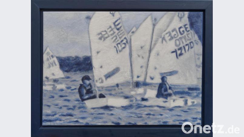 Segeltörn am Steinberger See von Katrin Czogalla. Repro: rgr