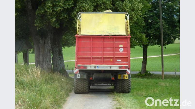 3,5 Meter breite Fahrbahn mit befestigten, jeweils 50 Zentimeter breiten Banketten auf beiden Seiten von Entwässerungsgraben: Bei den Qualitätsanforderungen für ein ländliches Kernwegekonzept wird den hochleistungsfähigen Maschinen von Landwirten Rechnung getragen. Zugleich geht es darum, gemeindeübergreifende Verbindungen zu schaffen. Bild: br