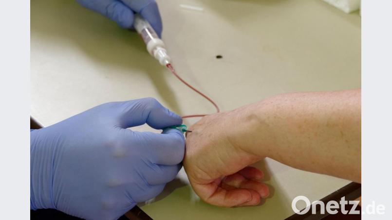 Seit Montag wird im Landkreis Tirschenreuth an drei Standorten für die Corona-Antikörperstudie Blut abgezapft. Bild: tr