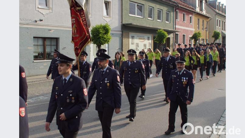 Im Juni vergangenen Jahres kamen die Gaisthaler zum Bitten um Übernahme der Ehrenpatenschaft beim 150-jährigen Jubiläum zu ihren Schönseer Kameraden. Archivbild: mmj