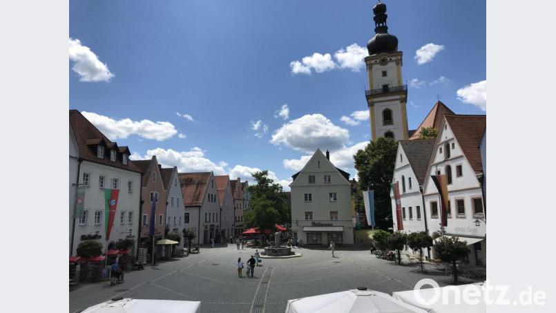 Der Obere Markt in Weiden. Bild: Gabi Schönberger