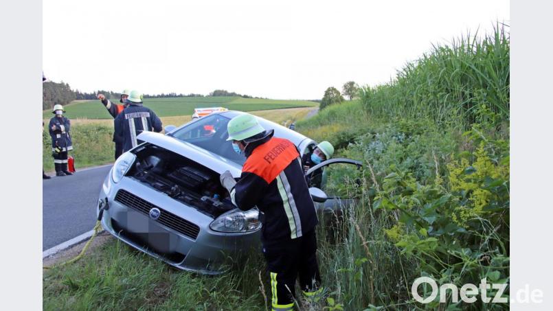 Gimpflich verläuft ein Unfall bei Friedersreuth. Bild: jma