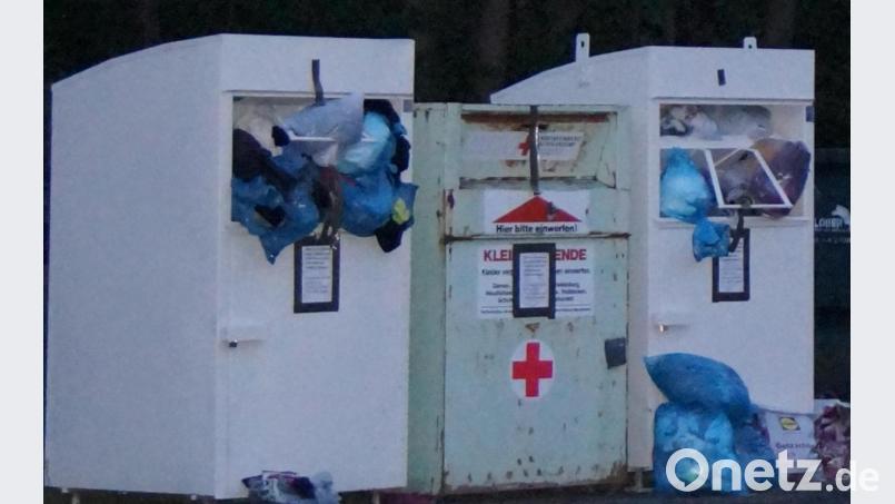 Immer wieder gibt Müllentsorgung in Altkleidercontainern Anlass zur Klage. In Thanstein werden die Behälter nun in den Recyclinghof versetzt, um sie im Blick zu haben. Symbolbild: weu