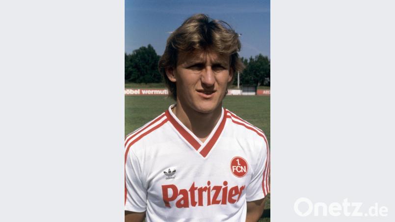 Norbert Wagner beim offiziellen Fototermin des 1. FC Nürnberg am 7. Juli 1987. Bild: Claus Felix/dpa