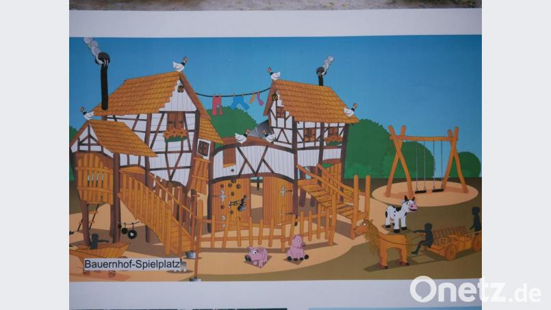 Ein vollkommen neues Konzept für einen Spielplatz zum Thema Bauernhof ließ sich das Landschaftsarchitekturbüro Schlichtiger einfallen. Bild: hmr
