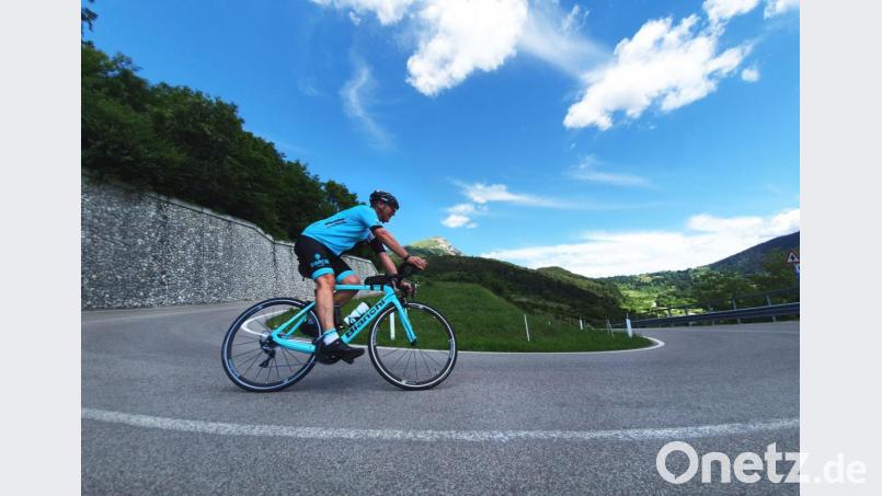 Das Ziel ist nicht mehr weit entfernt. 400 Kilometer hat Robert Reith bereits hinter sich gebracht. 4064 Höhenmeter hat er bei seiner Tour insgesamt überwunden. Bild: exb