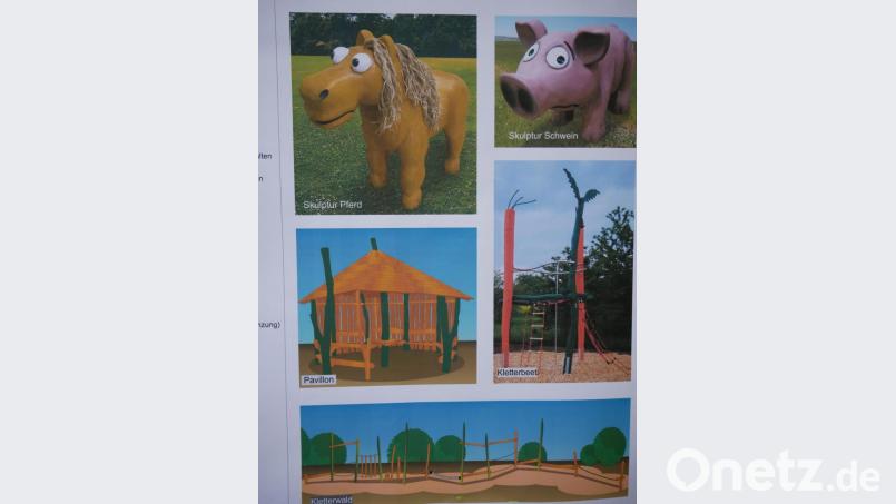 Neben dem kleinen Bauernhof und dem Wasserspielplatz mit Sonnensegel werden auch ein neuer Pavillon und weitere Spiel- und Klettergeräte aufgestellt. Bild: hmr