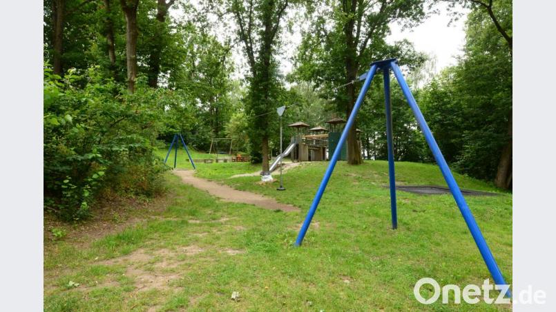 Beim Abenteuerspielplatz sollte nach Wunsch der Fraktion Bündnis90/Die Grünen der Wildwuchs beseitigt und durch heimisches Gehölz ersetzt werden. Zunächst kommt nun ein Gesamtkonzept für alle Spielplätze des Marktes. Bild: bey
