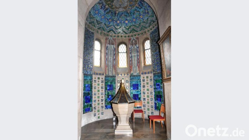 Die Taufkapelle der Josefskirche, ein künstlerisches Kleinod des Jugendstils. Bild: Gabi Schönberger