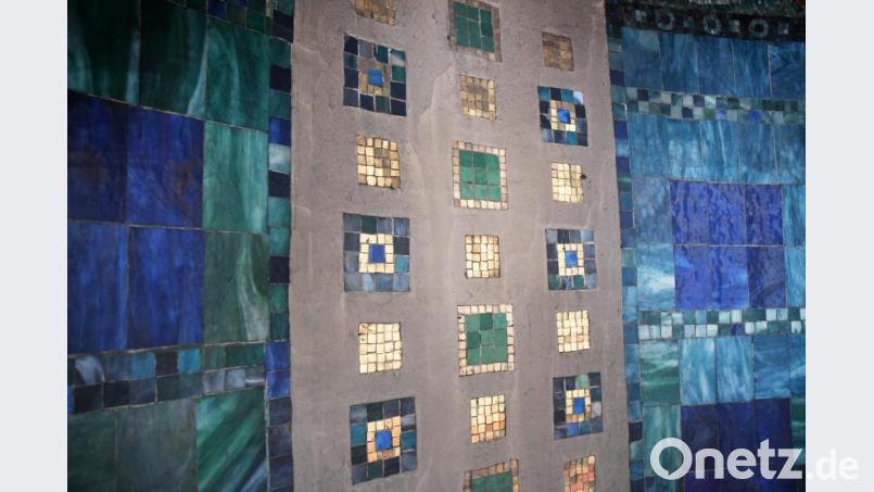 Das Mosaik in der Taufkapelle von St. Josef hat der Künstler Wilhelm Vierling im vergangenen Jahrhundert gestaltet. Bild: Gabi Schönberger