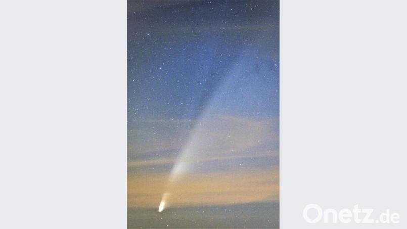 Dieses Foto gelang Hermann Schwarzer von der Astro-Gruppe in der Nacht auf Montag gegen 1.15 Uhr in der Nähe von Neustadt/WN. Bild: Hermann Schwarzer