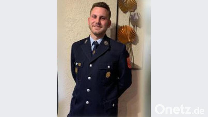 Tobias Pürner ergänzt die Freiwillige Feuerwehr Etzelwang als neuer Gruppenführer. Repro: ds