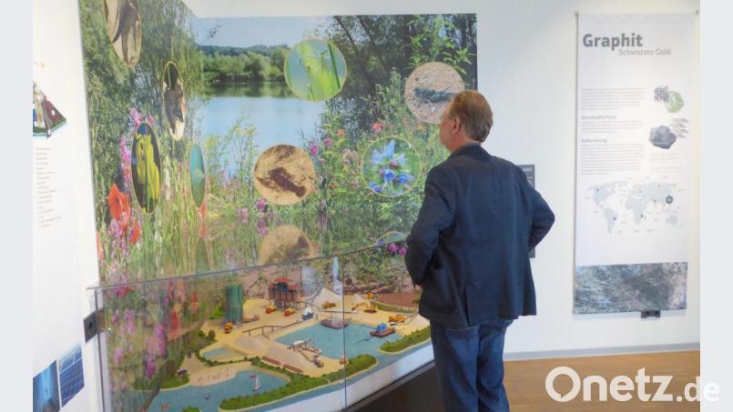 Diorama zu Kiesabbau und die Renaturierung. Bild: fsb