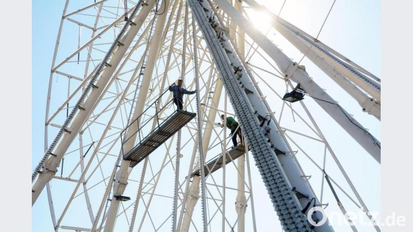 Kein Riesenrad, kein Festbetrieb: Auch das Volksfest Weiden wird wegen der Corona-Pandemie ausfallen. Archivbild: Gabi Schönberger