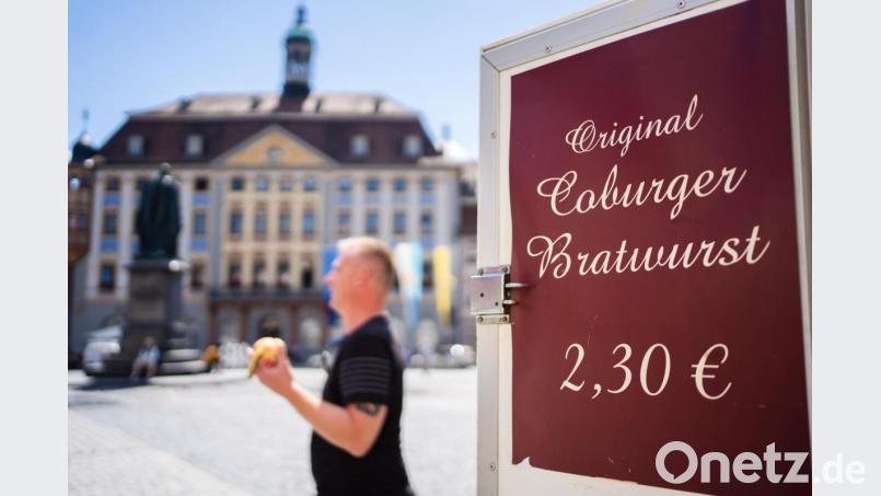 Bratwurst ist nicht gleich Bratwurst, viele Städte in Franken bieten ihre ganz eigenen Kreationen an, so auch Coburg. Bild: Nicolas Armer/dpa