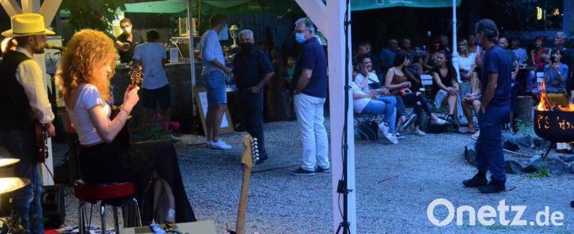 "Muddy What?" aus München im "Parapluie"-Biergarten. Bild: Kunz