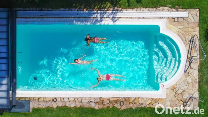 Wer so einen Pool sein eigen nennt, &quot;der hat es geschafft&quot;. Bild: Patrick Pleul/dpa