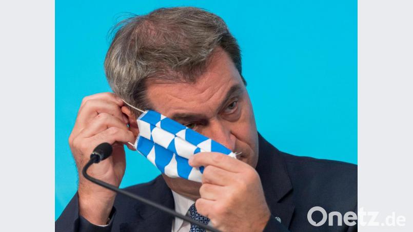 Markus Söder (CSU), Ministerpräsident von Bayern, möchte nach dem Corona-Ausbruch auf einem Gurkenhof in Mamming ähnliche Betriebe in den Mittelpunkt weiterer Maßnahmen stellen. Bild: Peter Kneffel/dpa