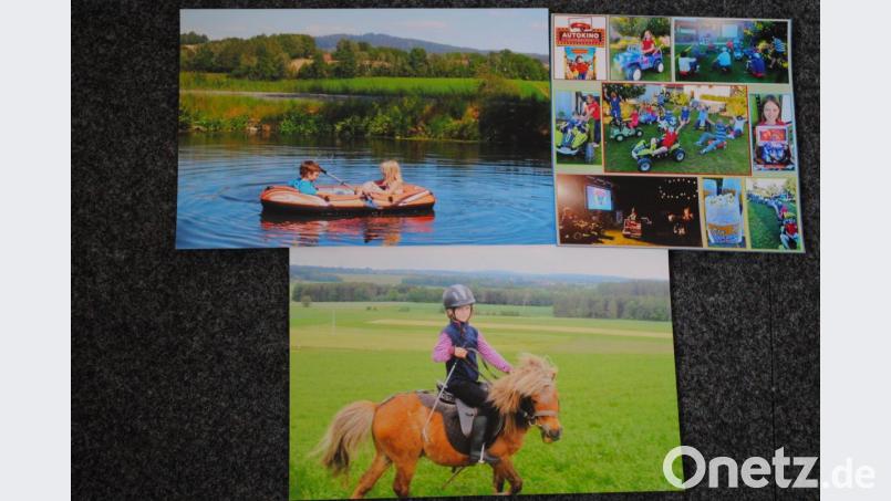 Die drei Siegerfotos von Toni Simmerl, Klara Biersack und Betty Simmerl (von links s). Bild: gag