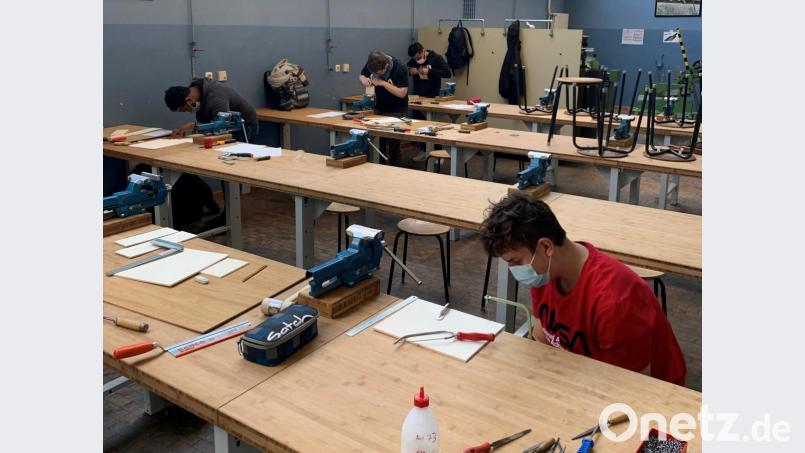 Auch ein Praxisteil ist Bestandteil der Quali-Prüfung. Bild: Bühner