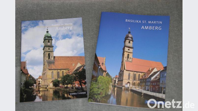 Der neue Kirchenführer (rechts) für die Basilika wurde nicht nur in Texten und Bildern aktualisiert, sondern ist durch sein größeres Format auch lesefreundlicher gestaltet. Bild: ads