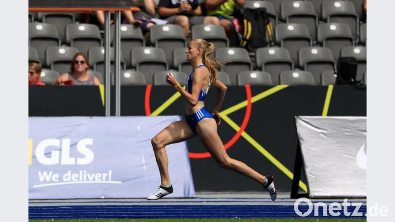 Die Ambergerin Corinna Schwab geht bei der Deutschen Leichtathletik-Meisterschaft als Topfavoritin über 400 Meter an den Start. Bild: Kiefner Sportfoto