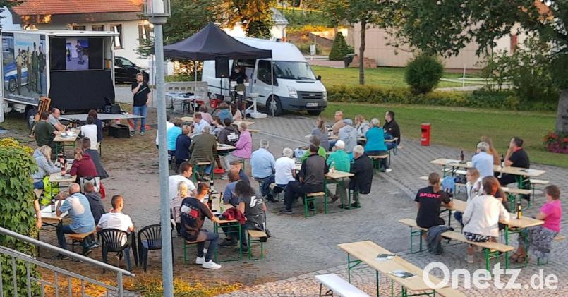 Erster Termin des Ferienprogramms in Brand war der Filmabend mit dem "Fichtelgebirgskrimi". Ein kleiner Ersatz für die Sommerlounge. Bild: ld