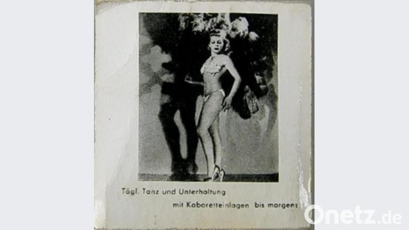 Eine Anzeige der Oase-Bar. Repro: bk