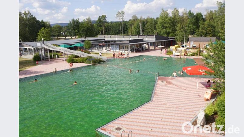 Viel Platz im Wasser haben die Schwimmer in ihrem Bereich. Bild: bkr
