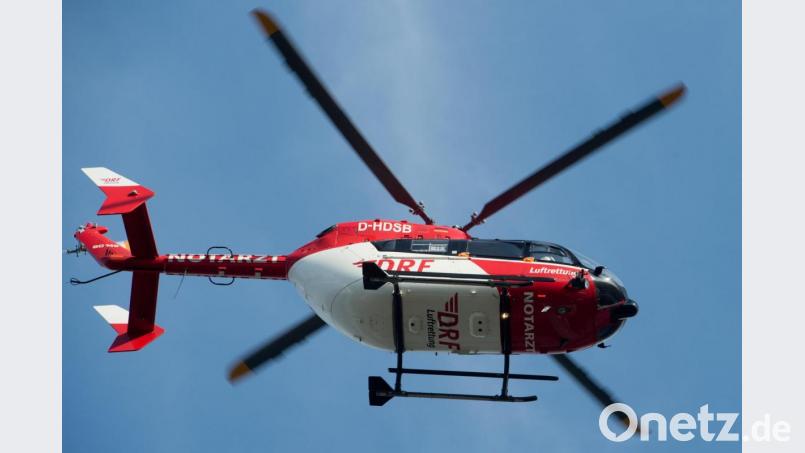 Ein Rettungshubschrauber brachte den 43-Jährigen in eine Klinik. Symbolbild: Stefan Sauer